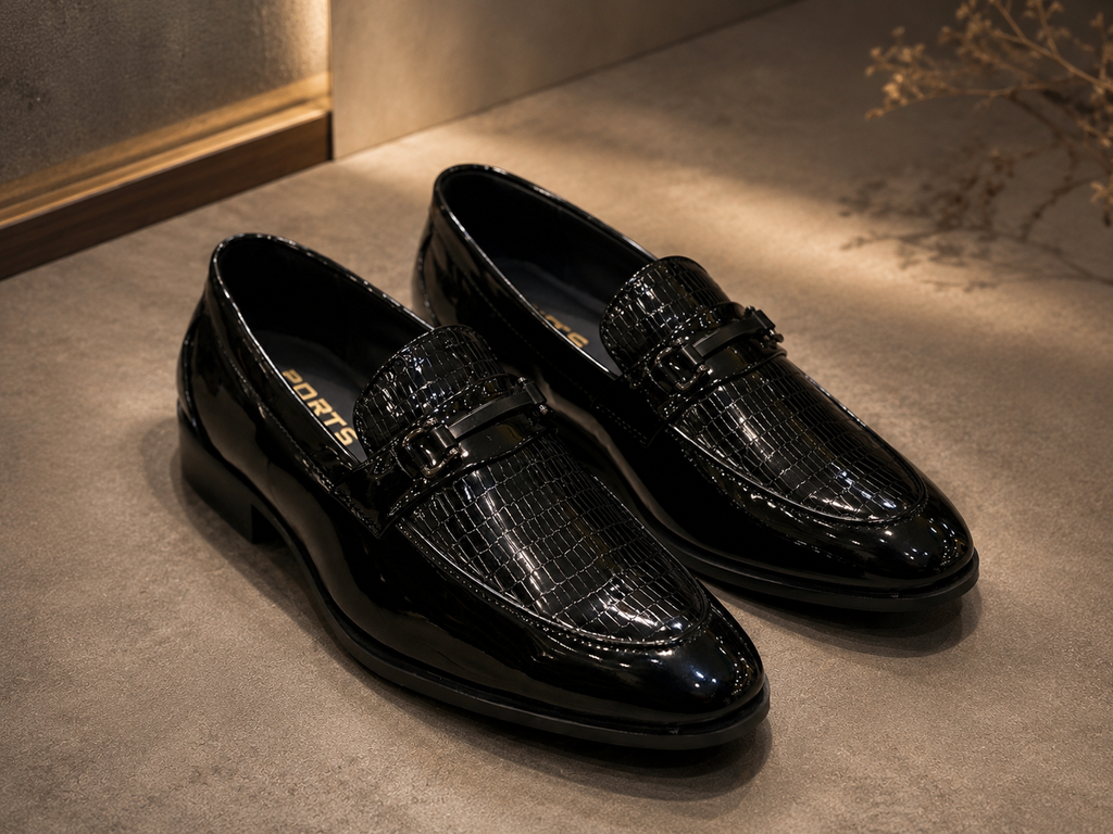 Imperial Crest Patent Buckle Loafer