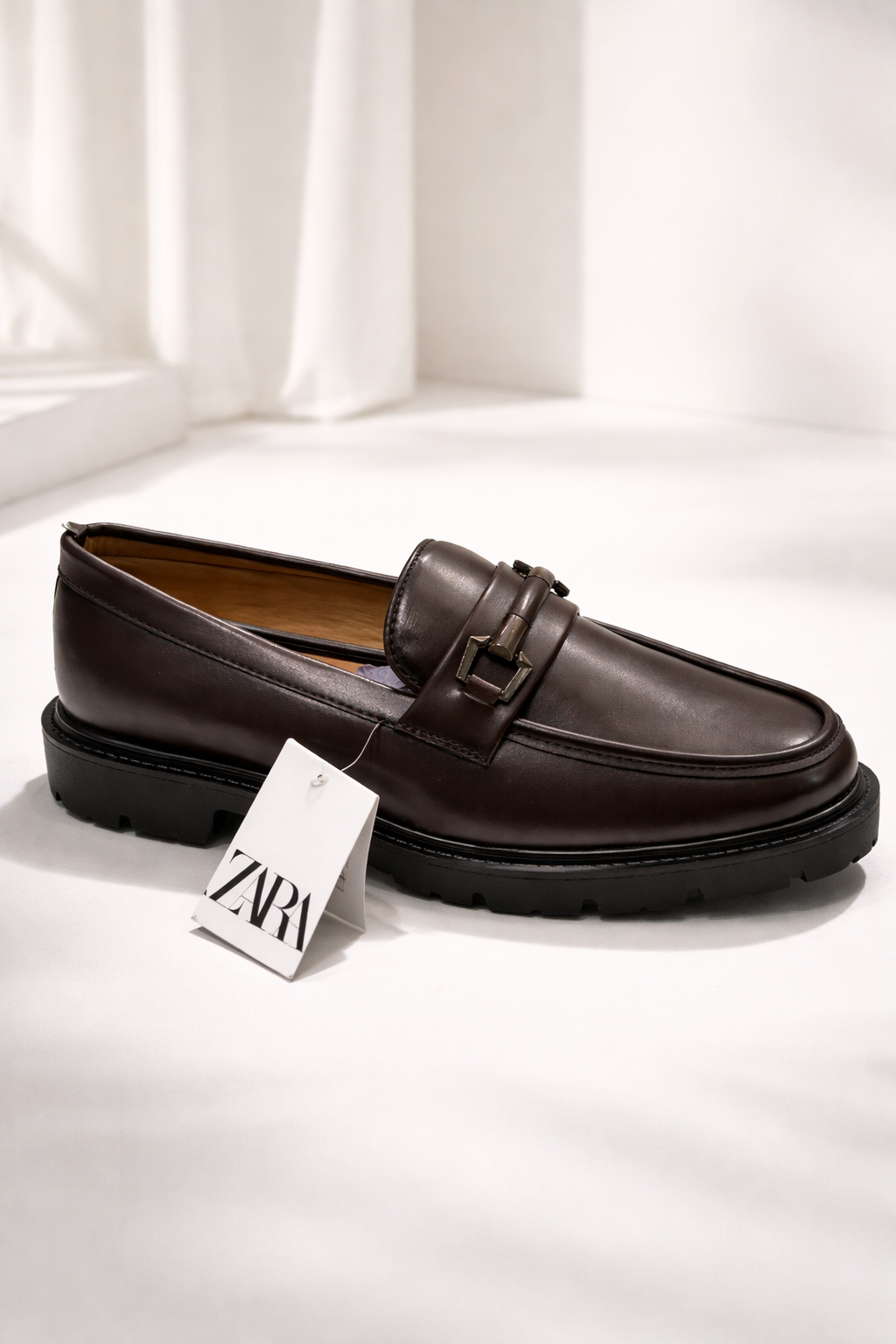 Zara Buckle Loafer