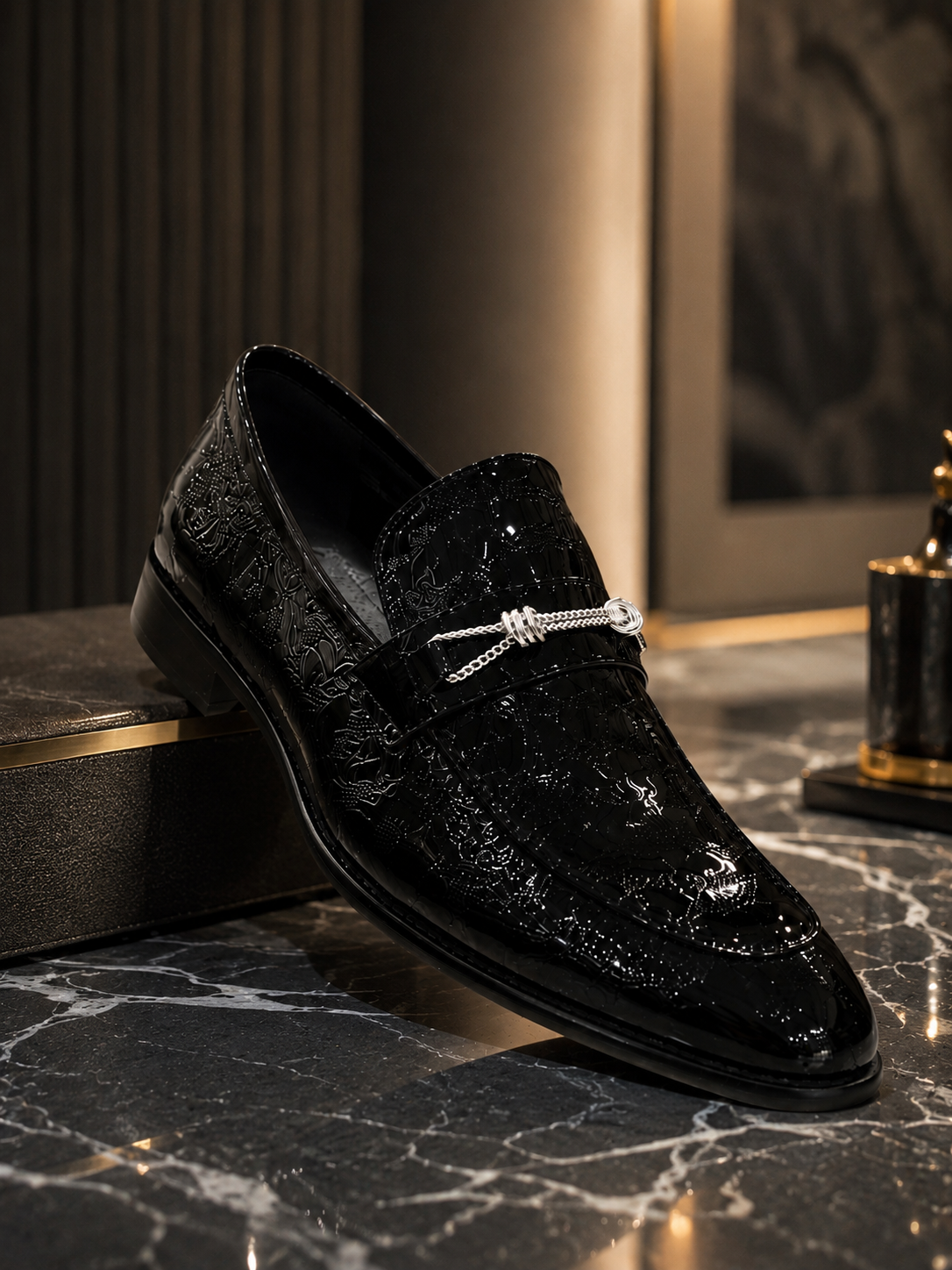 Silvercrest Patent Formal Loafer
