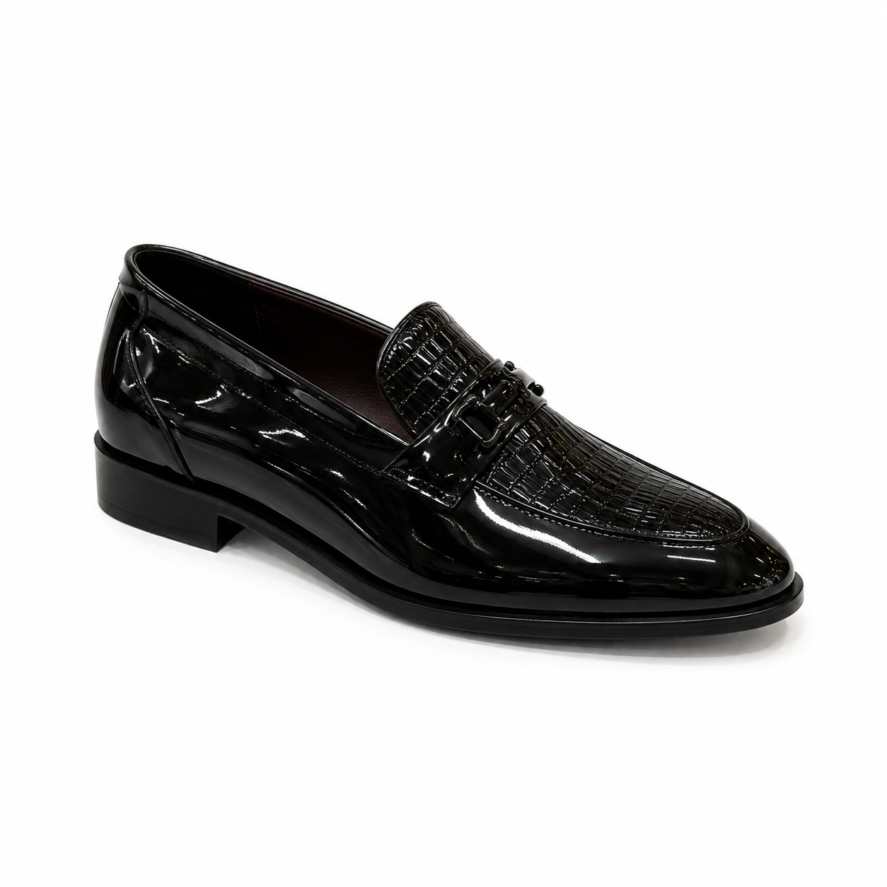 Imperial Crest Patent Buckle Loafer