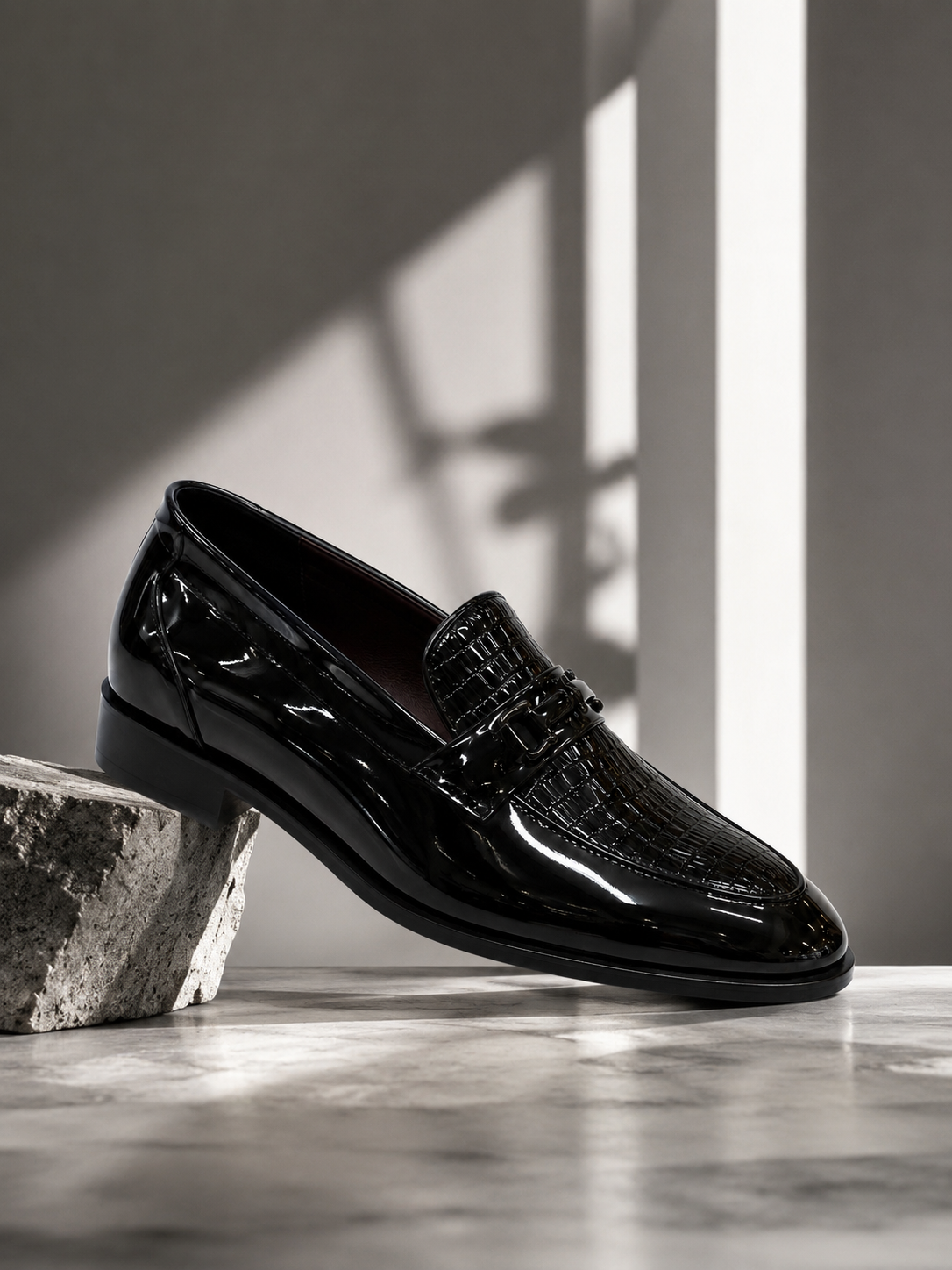 Imperial Crest Patent Buckle Loafer