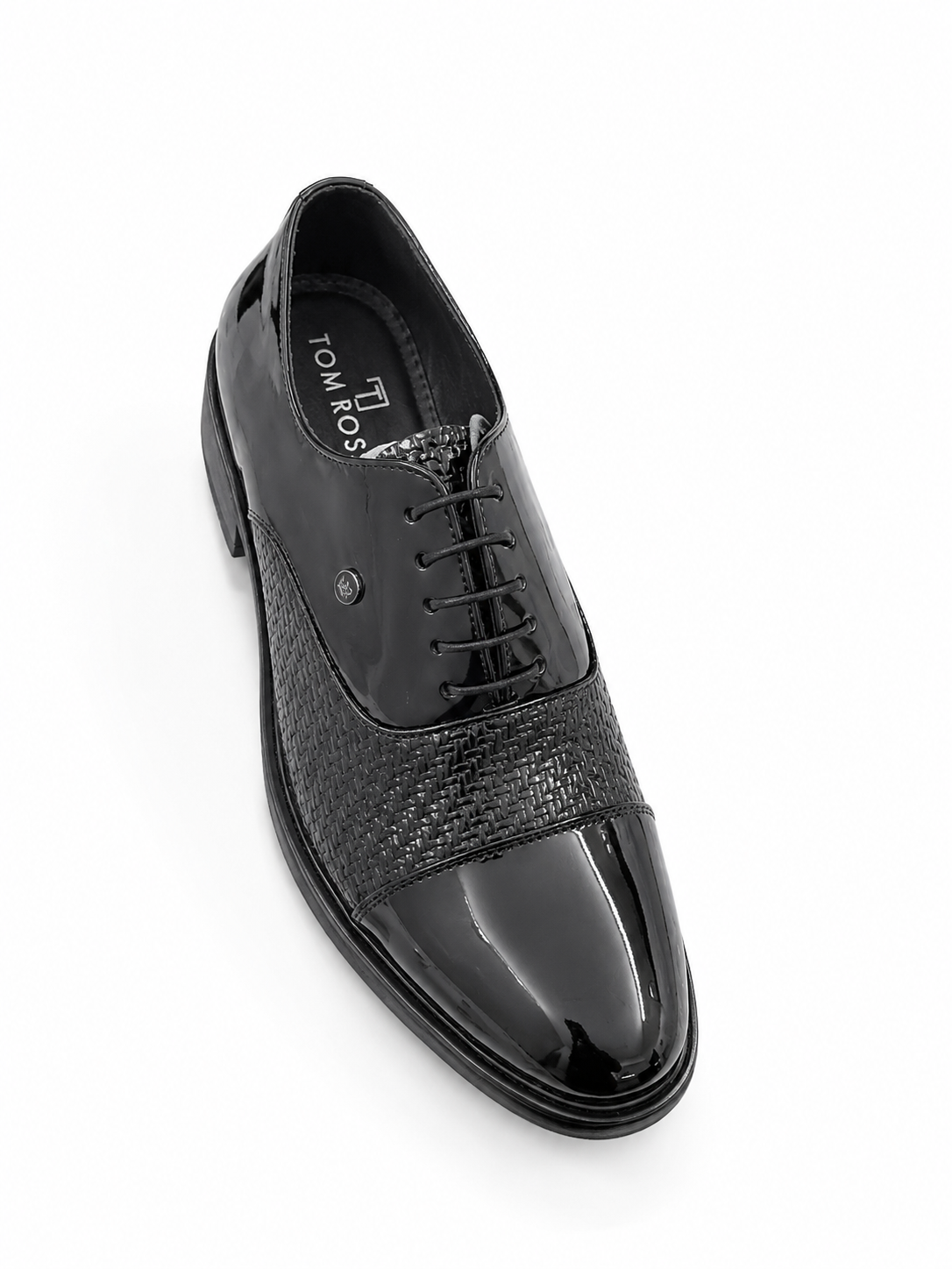 Tom patent shoes