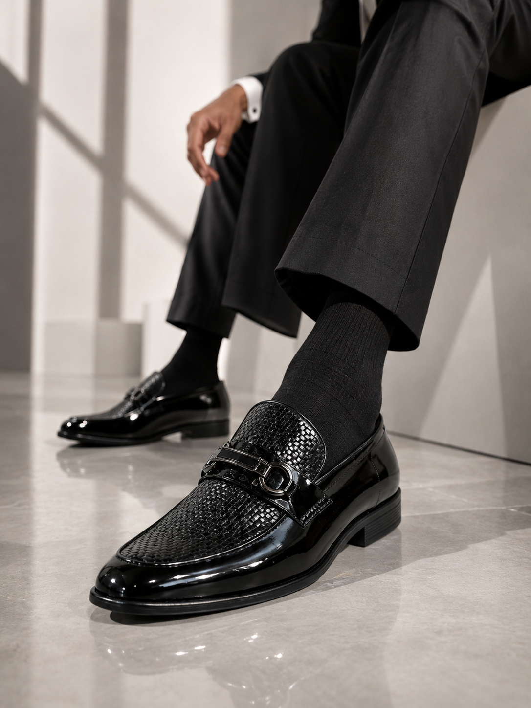 Italian loafers patenr