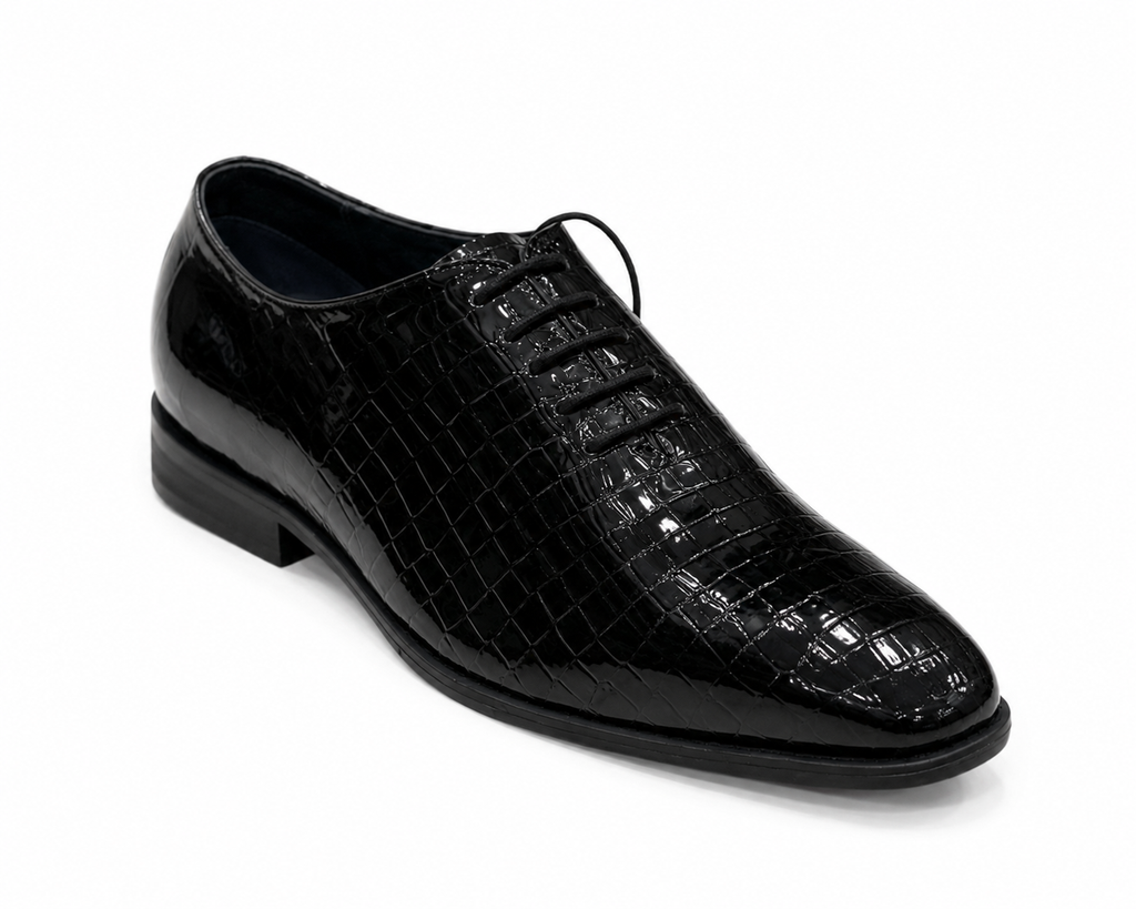 Croco Elite Patent Oxford