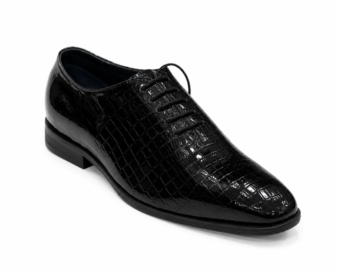 Croco Elite Patent Oxford