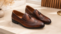 Tassel Brogue Leather Loafer